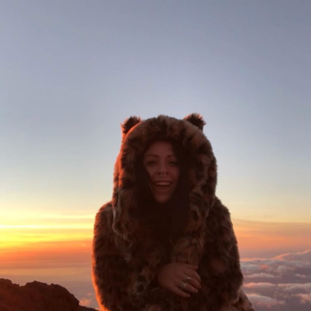Leopard spirit hood! Warmest ever